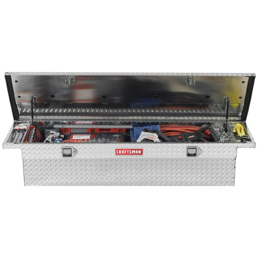 Craftsman Tool Box Aluminum Low Profile Full Size Single Lid Crossover