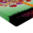 thumbnail image 2 of Ambesonne Colorful Fitted Sheet, Magic Love Tree Heart, Twin XL Size, Multicolor, 2 of 3