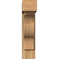 thumbnail image 2 of Ekena Millwork 8"W x 26"D x 34"H Funston Block Rough Sawn Bracket w/ Offset Brace, Western Red Cedar, 2 of 25