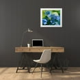 thumbnail image 3 of Gulin, Sylvia 30x26 White Modern Wood Framed Museum Art Print Titled - USA-Washington State-Pacific Northwest-Sammamish blue Hydrangea in our garden, 3 of 4
