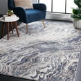 thumbnail image 2 of SAFAVIEH Vogue Molly Abstract Area Rug, Blue/Ivory, 5'3" x 7'6", 2 of 8