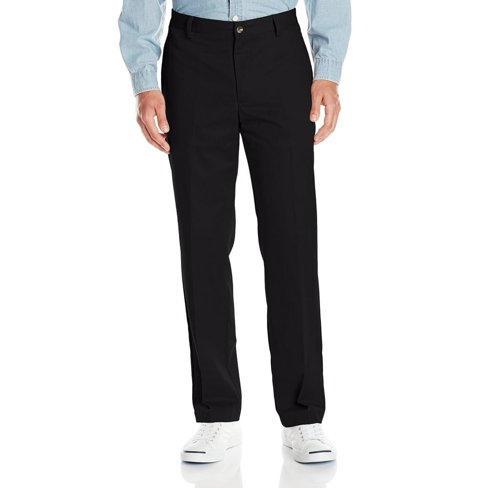 van heusen men's slim fit flex flat front pant