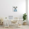 thumbnail image 2 of Stupell Industries Monochrome Koala Blue Aloha Shirt Hibiscus Botanicals Canvas Wall Art, 16 x 20, Design by Balazs Solti, 2 of 5