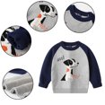 thumbnail image 4 of QUDDERR Chandail à Manches Longues pour Garçons Bébé Automne Hiver Motif Dessin Animé Col Rond 2-7 Ans, 4 of 9