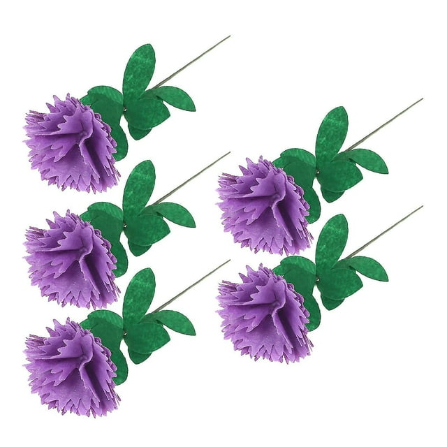 Ramo de claveles JanHm 5 uds Kits de manualidades artísticas DIY decoración flores simulación Día de la Madre