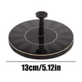 thumbnail image 3 of Solar Fountain Water Pump for Bird Bath, New Upgraded Mini Solar Powered Fountain Pump 1.5W Free Standing Solar Panel Kit Water Fountain for Garden, Pond, Pool, and Outdoor, 5 Inch, 3 of 8