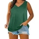 thumbnail image 2 of Craaazy Women's Relaxed Fit Plus Size V Neck Tank Top, Solid Color Sleeveless Loose Top, Comfy Casual Cami for Summer Gifts, 2 of 8