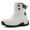White_Lace, variant on Stepedia Winter Boots Waterproof Warm Shoes Walking Booties Faux Fur Mid Calf Boots for Women