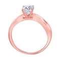 thumbnail image 4 of AoneJewelry 1/2 Carat 10K White, Yellow & Rose Gold Solitaire Diamond Engagement Ring, 4 of 5