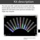 thumbnail image 3 of Kit de Producción DIY de Pantalla de Luz Rítmica de Espectro Musical LED en Forma de Abanico Práctica de Componentes SMD TJ-56-714, 3 of 8