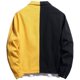 thumbnail image 2 of Chaqueta de mezclilla para hombre Slim Fit Casual Chaqueta de mezclilla con paneles de dos tonos Petmoko A109, 2 of 4