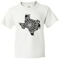 thumbnail image 3 of Inktastic Texas Silhouette Mandala Youth T-Shirt, 3 of 5