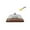 #02 Brown【1x Butter Box】, variant on SouMaox Glass Dessert Container, Elegant Wooden Base Clear Cover Case, Gourmet Food Server for Tabletop Kitchen Dining Presentations