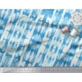 thumbnail image 3 of Soimoi Blue Cotton Duck Fabric Shibori Tie-Dye Printed Craft Fabric by the Yard 42 Inch Wide, 3 of 3