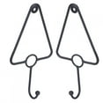 thumbnail image 3 of Colgador de pared, 2 uds. Ganchos para colgar en la pared, ganchos para ropa, ganchos para colgar meticulosamente diseñados, 3 of 8
