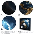 thumbnail image 3 of Designart "Earth Lights from the Cosmos I" Space Planet Floater Framed Canvas Art Print, 3 of 7