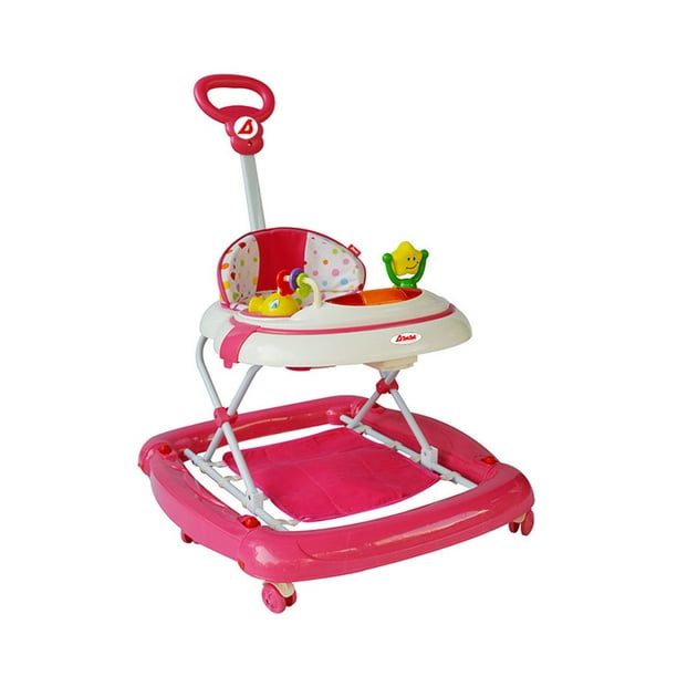 Andadera para Bebés D'Bebe Rocking Star con tapete y bastón Rosa -