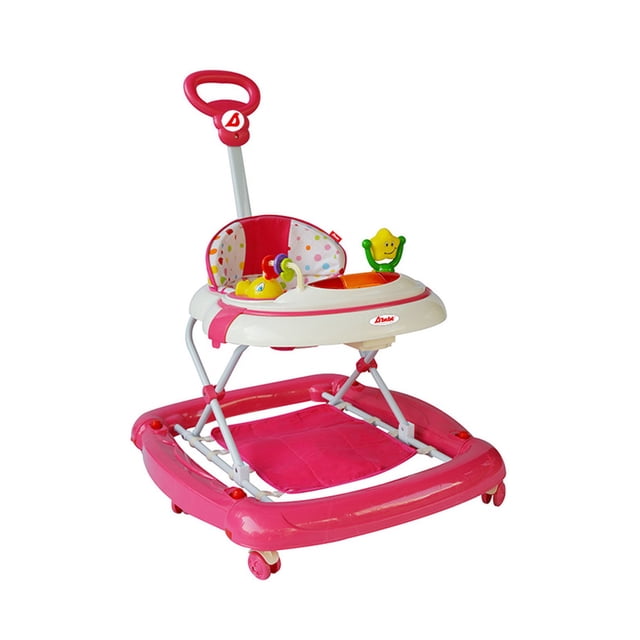 Andadera para Bebés D'Bebe Rocking Star con tapete y bastón Rosa -