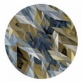 thumbnail image 3 of Tatum, Jan 20x20 Black Modern Framed Museum Art Print Titled - Facets in the Round II, 3 of 5