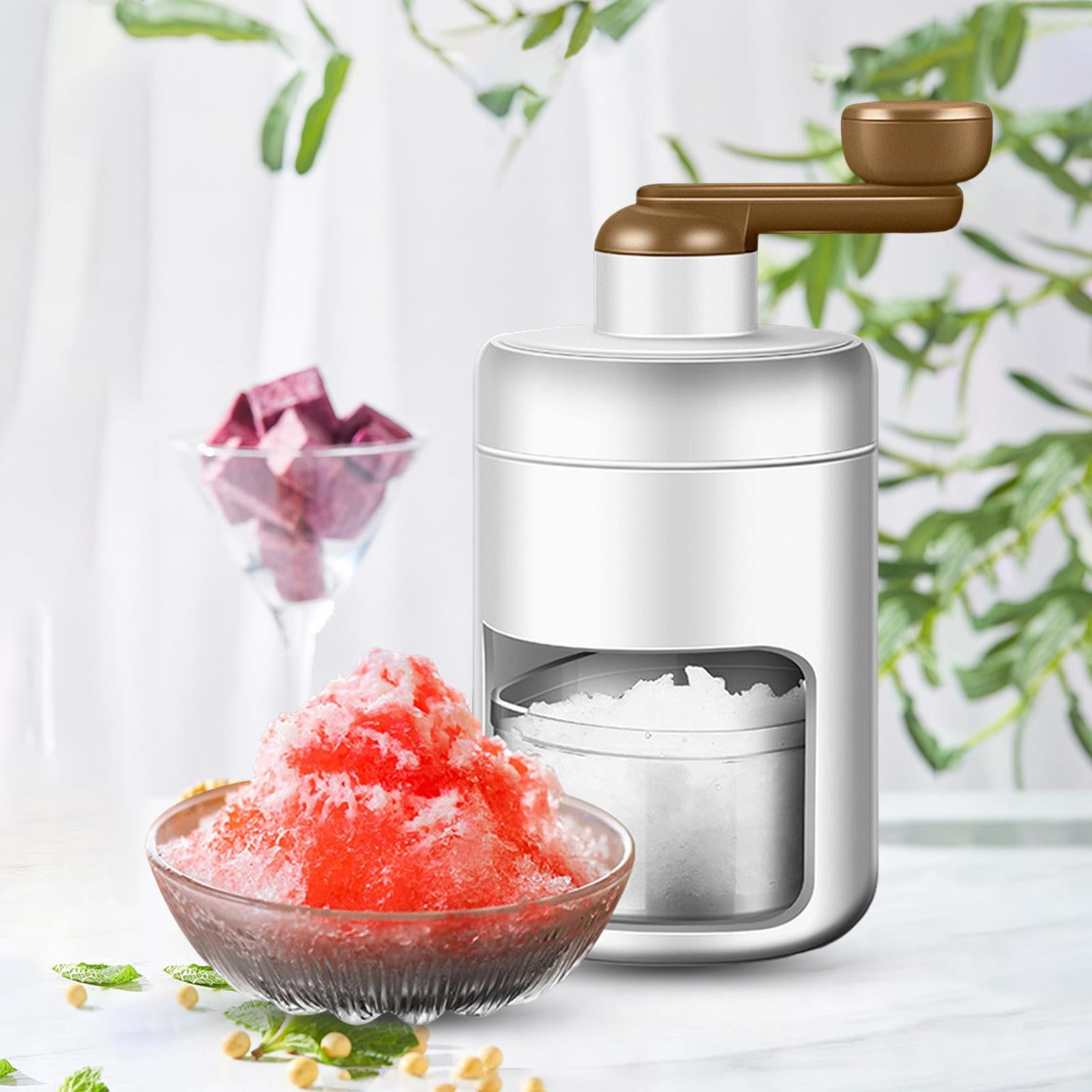  shaved ice machine, Ice Crushers for Home Use, Ice crusher  machine Detachable Manual Crushed Ice Maker, Food Grade Snow Cone Maker for  Summer, Portable Ice Shaver for Home, Cafe, Restaurants, Bars 