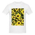 thumbnail image 4 of Bingfone Sunflowers In Vintage Men'S Loose Fit Short-Sleeve Pocket T-Shirt, 4 of 7