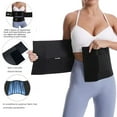 thumbnail image 3 of POP CLOSETS Waist Trainer Belt Waist Cincher Trimmer Ab Belt Slimming Body Shaper Girdle Faja de 3 velcro for Women & Man, 3 of 7