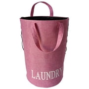 Simpli Furnished LLC Laundry Hamper with Mesh Liner, Pink