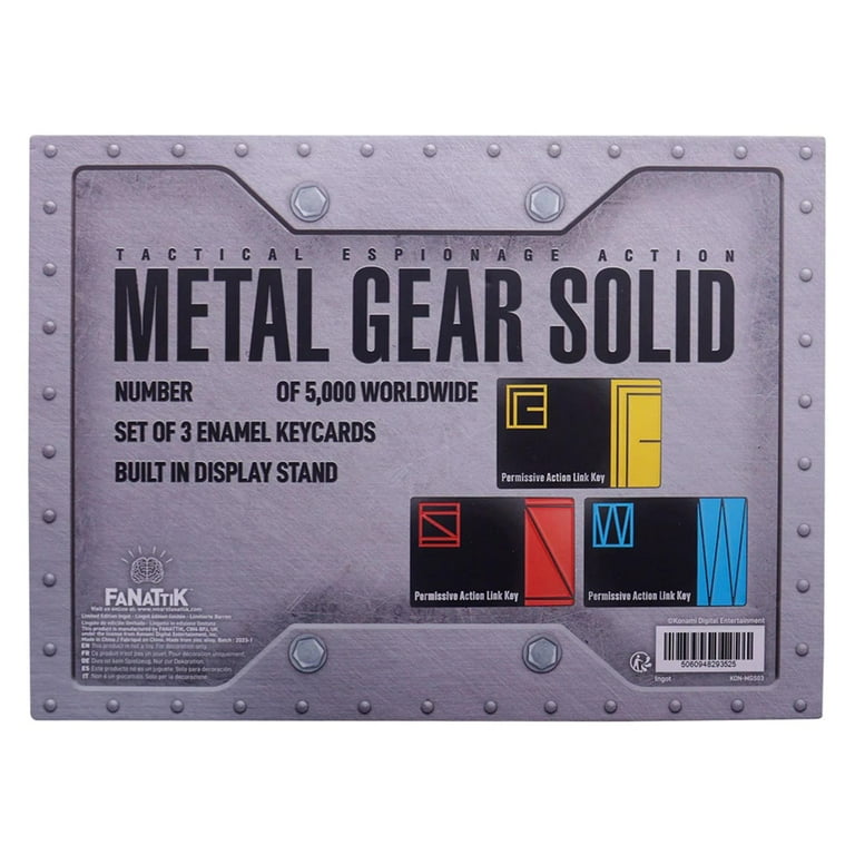 Metal Gear Solid Limited Edition Replica Key Cards | Set of