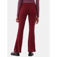 thumbnail image 3 of No Boundaries Brushed Ribbed Flare Pants, Women’s, 3 of 5