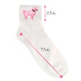 thumbnail image 2 of Adult - 50's Bobby Socks w/ Poodle - Hot Pink 2, 2 of 3