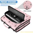 thumbnail image 6 of Pink-anchor Printed Zipper Binder with Handle&Shoulder Strap 2 inch 3 Ring 500+300 Sheet Capacity File Folder Organizer, 6 of 8