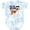Tie Dye Blue, variant on Inktastic My Big Brother is a Saint Bernard Boys or Girls Baby Bodysuit