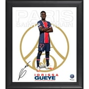 Idrissa Gueye Paris Saint-Germain 15" x 17" Player Frame - Facsimile Signature - Fanatics Authentic Certified