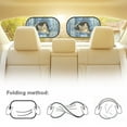 thumbnail image 5 of Yuyamidu Cat Car Window Shades Cowboy Car Window Shades Sun Blocker Cover for Kids Universal Car Shades for Side Windows Blue Car Shades for Back Windows, 5 of 7