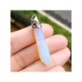 thumbnail image 4 of 1/5/10pcs Random Natural Gemstone Quartz Amethyst | Crystal Hexagon Pendulum Aura Pendant Charm | DIY Jewelry Making Necklace Accessories, 4 of 5