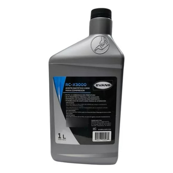 Aceite Sintetico 1 L Para Compresor Rc-x3000 EVANS