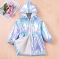 thumbnail image 2 of Spring Zipper Jackets for Girls and Boys Long Sleeved Hooded Elastic Waist With Velvet Coat Colorful Cool Zipper Jackets, 2 of 9