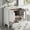 White, variant on 30" Retro Stylish Bathroom Vanity with Storage, Modern Minimalist Bathroom Vanity with Soft-Close Doors, Freestanding Storage Cabinet with Ceramic Sink for bathroom decor, Green