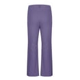thumbnail image 3 of Chiccall Mens Pants Relaxed Stretch Classic Flared 70s Style Bell Bottom Pants Purple XL, 3 of 5