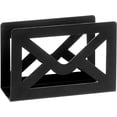 thumbnail image 4 of MyGift Modern 6 inch Envelope-Design Metal Desktop Letter Holder, Black, 4 of 5