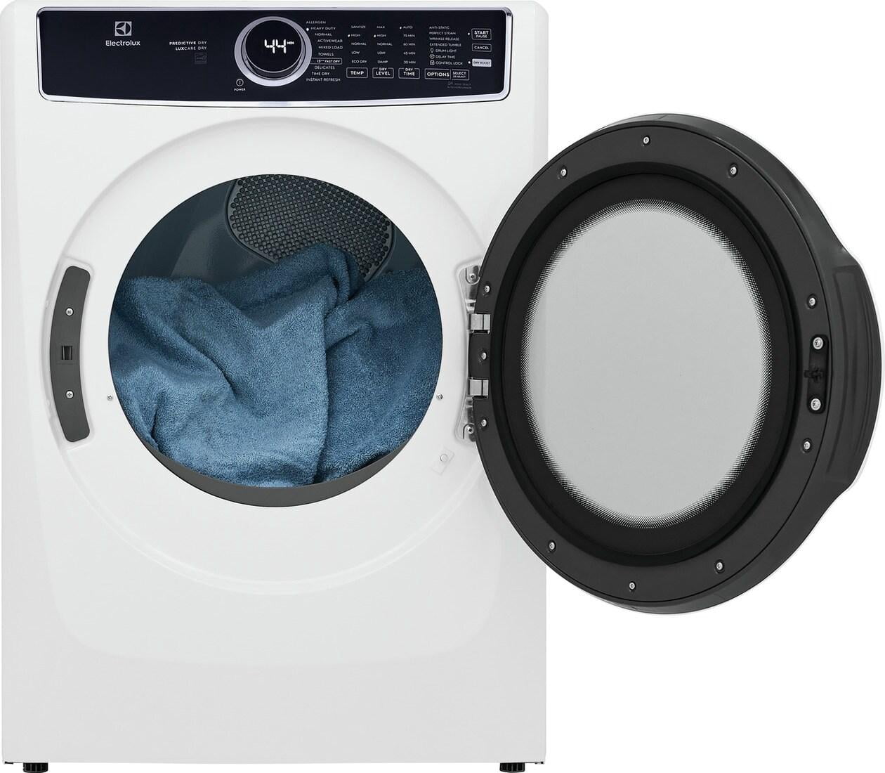 Electrolux ELFE7537AW 8.0 Cu. Ft. White Steam Electric Front Load Dryer