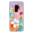 thumbnail image 1 of MUNDAZE Samsung Galaxy S9 Plus Shockproof Clear Hybrid Protective Phone Case Hawaiian Vibes Hibiscus Flowers Monstera Summer Cover, 1 of 5