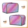 thumbnail image 3 of Sikiie Fun Rainbow Toaster Covers 2 Slice Dustproof Toaster Cover Bread Machine Cover, Dustproof Cover - 11.4" x 7.5" x 7.9", 3 of 7