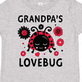 thumbnail image 4 of Inktastic Valentine's Day Grandpa's Lovebug Boys or Girls Toddler T-Shirt, 4 of 5
