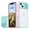 Skyblue, variant on Crystal Clear Design for iPhone 15 Plus Case with Camera Lens Sliding Cover, Military Grade Drop Protection Non-Yellowing Slim Transparent Shockproof Phone Case for iPhone 15 Plus, Skyblue