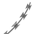 thumbnail image 4 of vidaXL Fil de Rasoir Rouleaux de Fil Hélicoïdal 2 Pcs Acier Galvanisé 100 m, 4 of 4