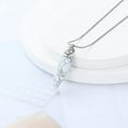 thumbnail image 4 of Bullet Shape Urn Necklace for Ashes Stainless Steel Turquoise Pendant Cremation Jewelry Keepsake Human Pet Memorial Locket for Women Men for Love Ones, 4 of 6
