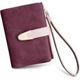 thumbnail image 5 of Wallets for Women Rfid Small Compact Bifold Short Wallet,Ladies Wristlet Zipper Coin Purse Purple, 5 of 5
