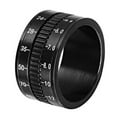 thumbnail image 1 of Men's Ring Number Gear Design Rotatable Finger Ring Knuckle Ring Jewelry Ring, 1 of 10
