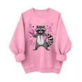 thumbnail image 2 of TARIENDY Womens Long Sleeve Sweatshirt Pink Ribbon Wings Graphic Pullover Tops Breast Cancer Awareness Fall Winter Sweatshirts Pink*6 XL, 2 of 5